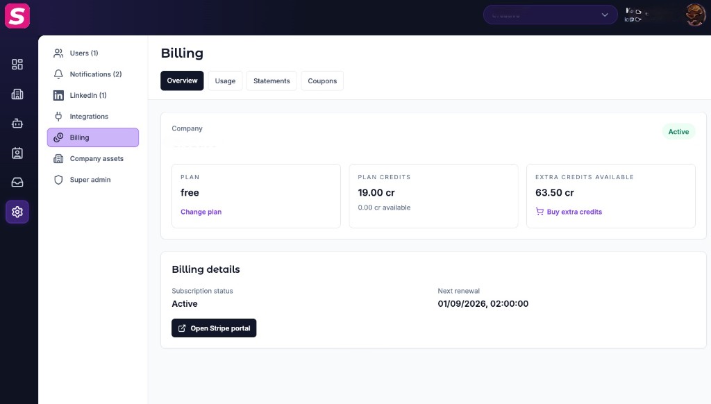 Credits, fuel, and going live