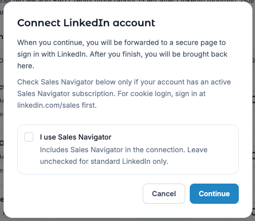 Connecting to SMOC LinkedIn Agent